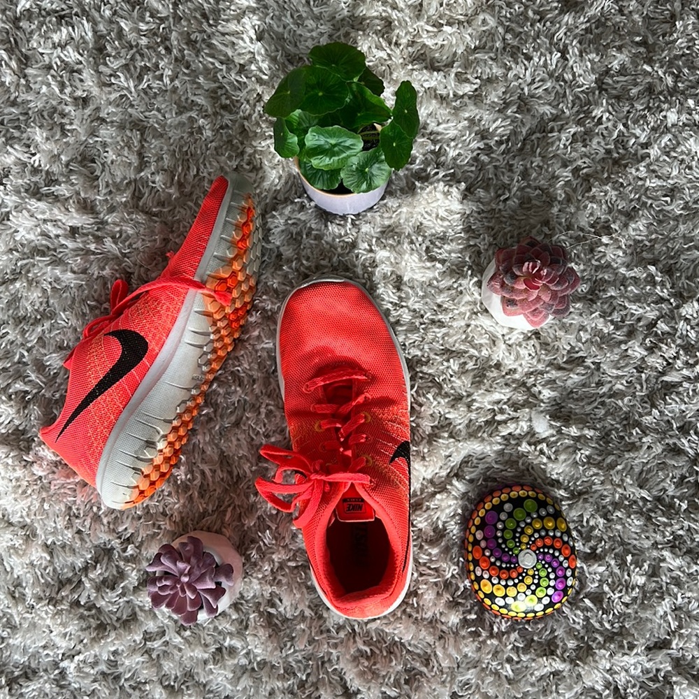 Orange NIKE SHOES !!